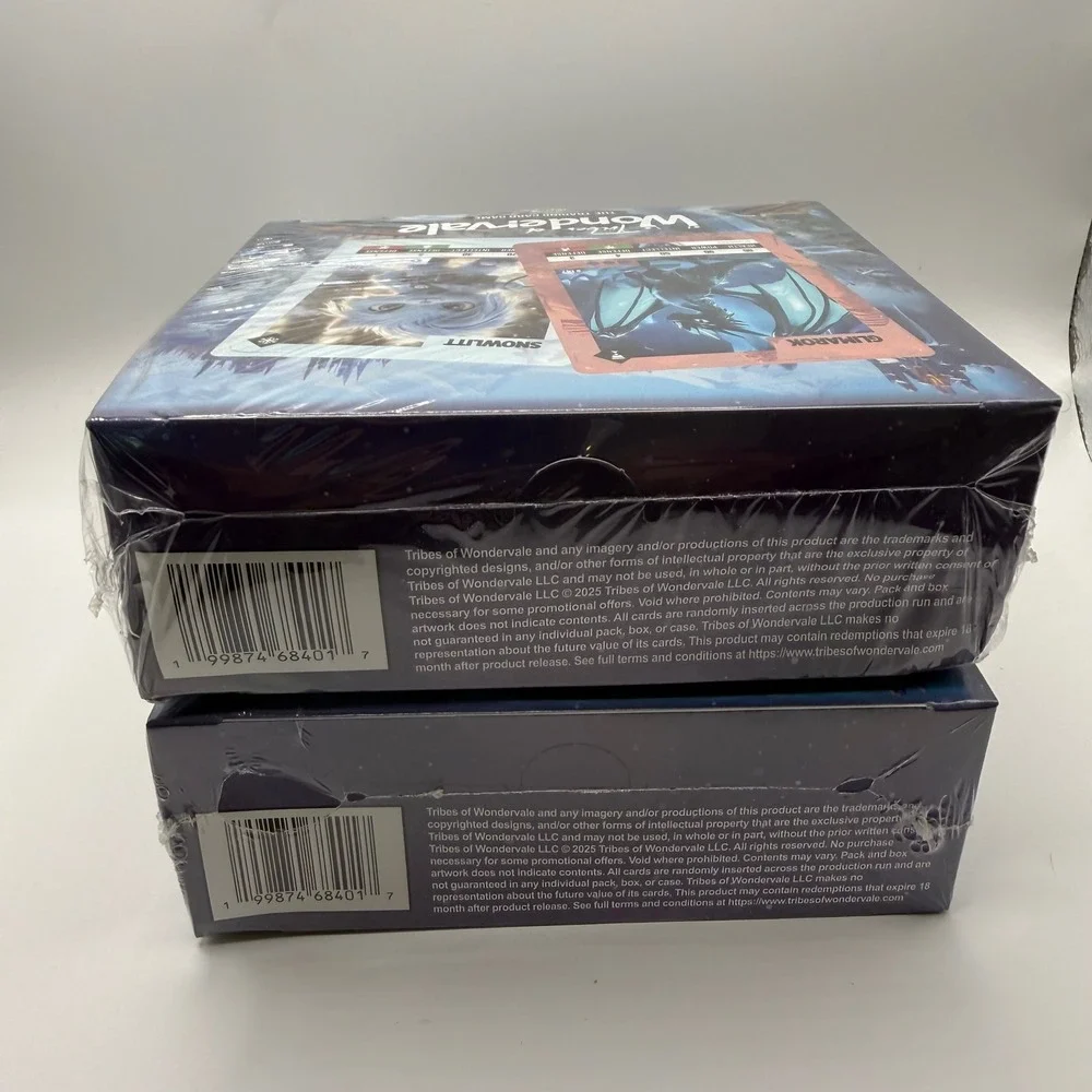 Tribes of Wondervale TCG Booster Box Lot of 2 Factory Sealed 20 Packs Each